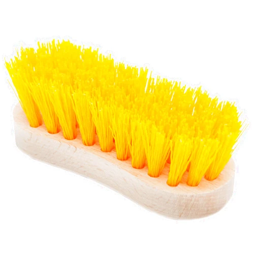 Harrison Greys Stiff Bristle Brush - Scrub Brush for Deep Cleaning, Hand Brush with Hard Bristles, Utility Nylon Brush for Indoor and Outdoor, Wooden Boot Hand Scrubber, Scrubbing Brush Heavy Duty