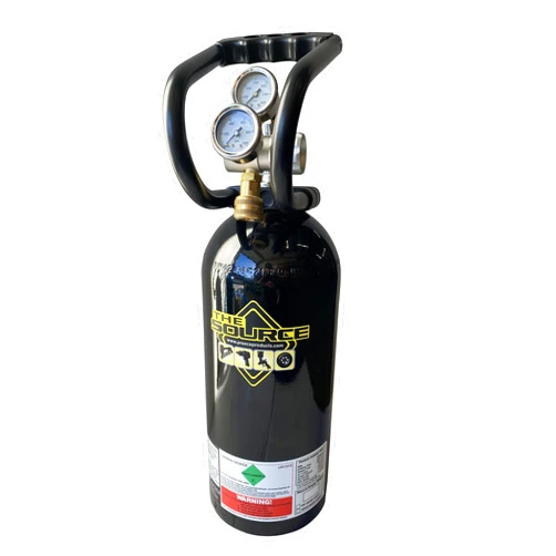 Preece Precision 10 lb Co2 Carbon Dioxide Cylinder with High Flow Co2 Regulator and Protective Carry Handle, Inflating Off Road Tires