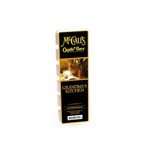 McCall's Candles McCall’s Candles | Grandma's Kitchen | Scented Wax Melt | Spiced Cinnamon, Allspice & Fresh-Baked Love | 6-Piece Break-Apart Bar | 12–24 Hours Per Wedge | Poured in The USA | 5.5 oz