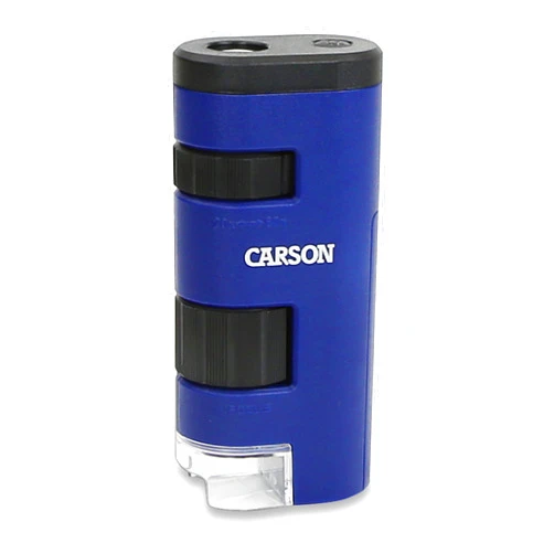 Carson Pocket Micro 20x-60x LED Pocket Microscope Handheld STEM Toy (MM-450)