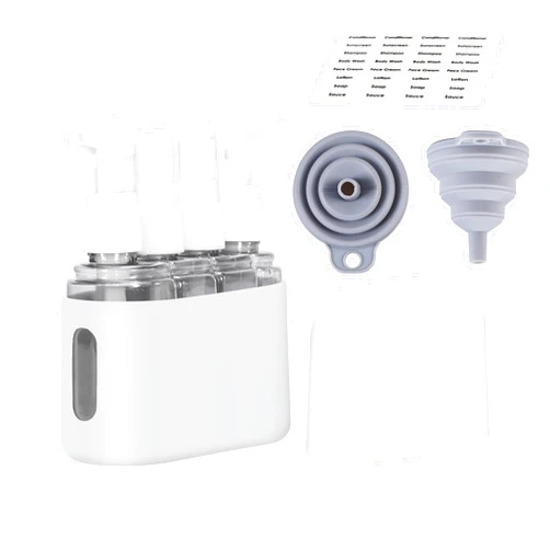 Bpluma Travel Bottles, Leak Proof Containers For Toiletries TSA Approved Airplane Accessories Kits For Liquid With Labels