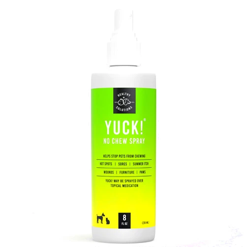 Healthy Solutions For Pets Bitter Spray for Dogs - No Chew Spray - Best No Bite Spray for Dog, Puppies, & Cats - Stop Pets from Chewing on Furniture, Paw, Wounds & More - Water Based Formula Does Not Sting or Stain