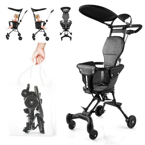 JUETKOO Baby-Stroller-Travel-Light-Stroller, Portable Compact Stroller,Toddler Stroller for Removable,Travel Stroller for Airplane,Mini Umbrella Stroller Lightweight,only 6 lbs,Weight Capacity 55 lbs