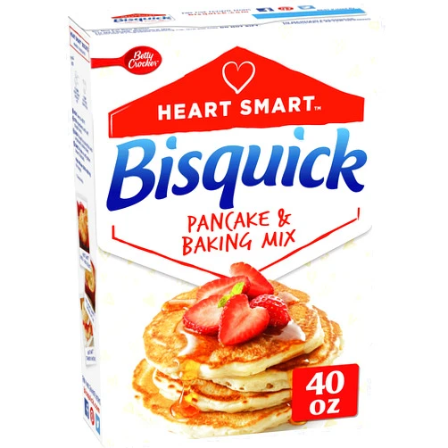 Betty Crocker Heart Smart Bisquick Pancake and Baking Mix, Low-fat & Cholesterol-free, 40 oz.