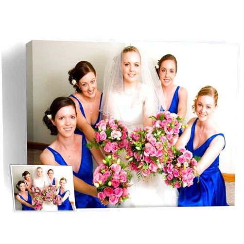 CanvasChamp Your Image Turn Into Canvas Art Print, Photo to Canvas, Custom Canvas Prints, Personalized Canvas Pictures for Wall for Bedroom, Office and living room with frame (10