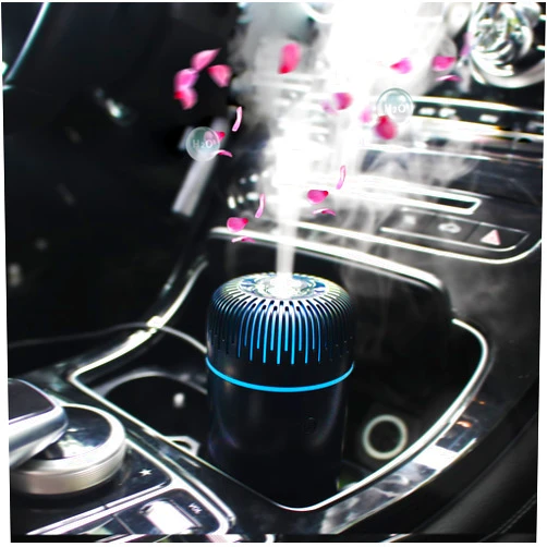 Unee Car Diffuser, 100ml USB Plug-in Mini Humidifier Diffuser for Essential Oil Diffuser Car Air Freshener Aromatherapy Diffuser(Black)