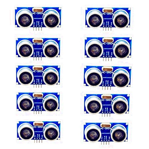 WYPH Ultrasonic Module HC-SR04 Distance Measuring Ranging Sensor for Arduino UNO for Mega R3 Duemilanove Nano Robot Pack of 10pcs