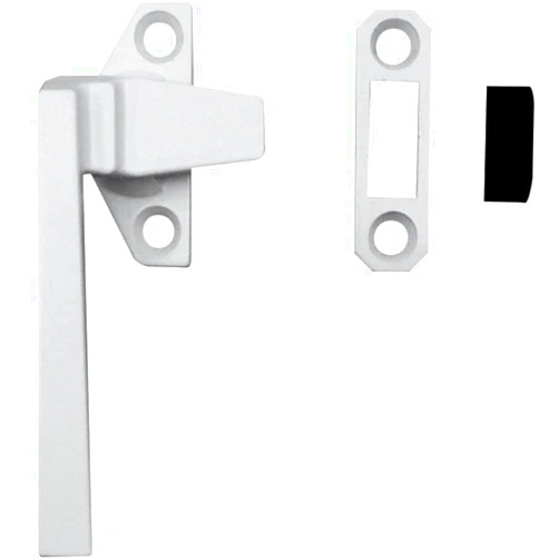 Prime-Line H 3820 Left-Handed, White, Casement Locking Handle with Offset Base (Single Pack)