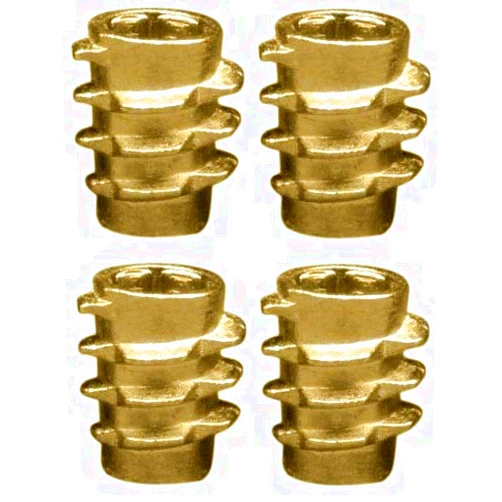 E-Z LOK 1/4-20 Int. THD.512 Lg, Flushed, E-Z Lok Hex Drive Knife Thread Inserts for Wood (1 Each)