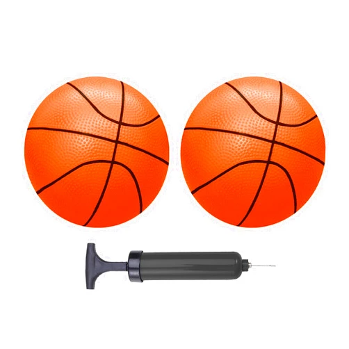 ABAJI Mini Basketballs Orange 2 Pack 5