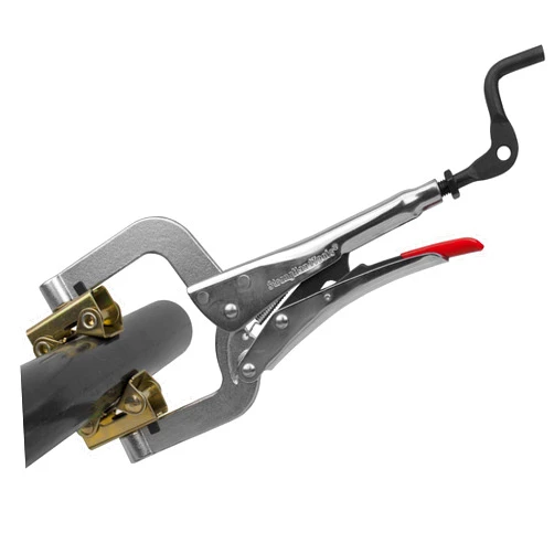 Strong Hand Tools - STRONG - PG114V Strong hand Tools PG114V Pipe Pliers with Large V-Pads, 11-Inch