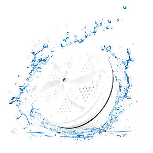 YOCEHOMI Portable Washing Machine, Portable Washing Machine for Sink, Mini Washing Machine, Turbine Washing Machine with USB, Suitable for Home, Business, Travel, College Room, RV, Apartment - White