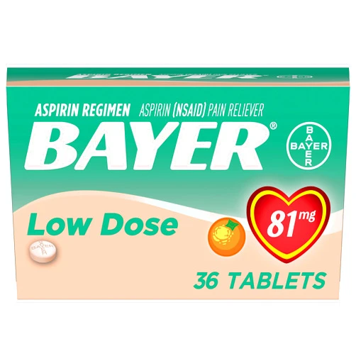 Bayer Bayer Children's Aspirin Chewable Low Dose Orange, Orange 36 tabs 81 mg