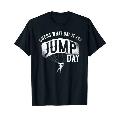 Skydiver Skydive Paragliding Paraglider HD0 Skydiving It Is Jump Day Parachute Paraglide Vintage T-Shirt