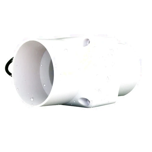 MODBE Inline Duct Fan Exhaust Fan, 2IN Bathroom Mixed Flow Inline Fan 6/18W Hydroponic Air Blower for Home Ventilation Vent and Grow Room (Color : Adjustable Speed, Size : 18W/20MM)