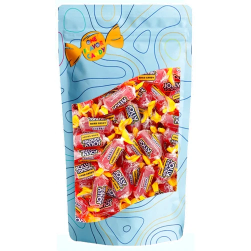 One Flavor Candy Jolly Rancher World's Best Flavored Fruit Hard Candy Bulk Candies in Sealed Bag 32ozTasty Yummy Perfectly Delicious Time (Cherry, 2lb)