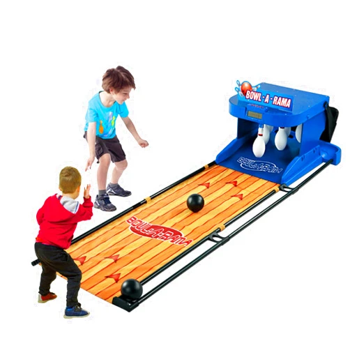 GEHPYYDS Indoor Bowling Ball Sports Game Console with LED Scoreboard - Electronic Bowling Alley Game with Automatic Reset, Lighting & Simulation Sound - Fun for Children and Adults,2m