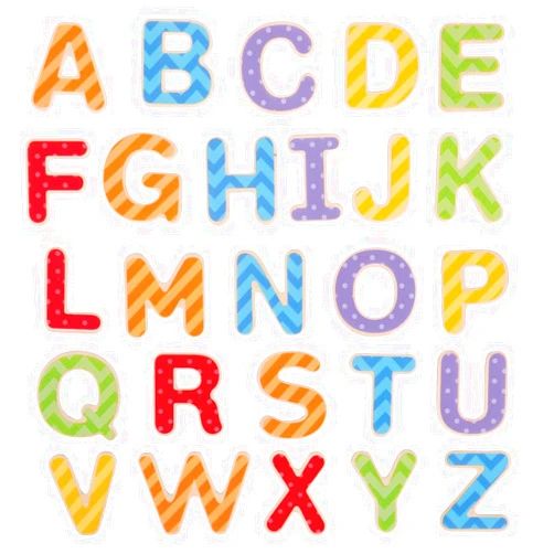 Bigjigs Toys Educational Wooden Magnetic Letters - Uppercase