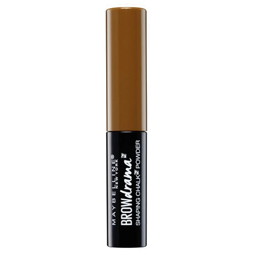 Maybelline Brow Drama Shaping Chalk Powder, 1g, Deep Brown