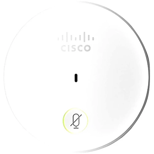 Cisco Systems Cisco Microphone - 80 Hz to 20 kHz - Wired - 24.61 ft -34 dB - Boundary - Omni-Directional - Table Mount - Mini-Phone (CS-MIC-Table-J=)