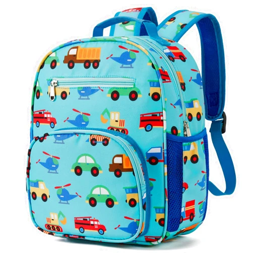 Telena Kids Backpack for Boys Girls, Cute Water Resistant Toddler Preschool Bag with Adjustable Padded Straps, Blue Unicorn