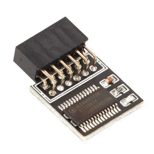 Sanpyl Gigabyte TPM 2.0 Security Module for GIGABYTE GC TPM20 Motherboard 12 1pin, TPM 2.0 Module LPC, Upgrade PC System Upgrade to Win 11, Compatible with WIN11 2.0 System