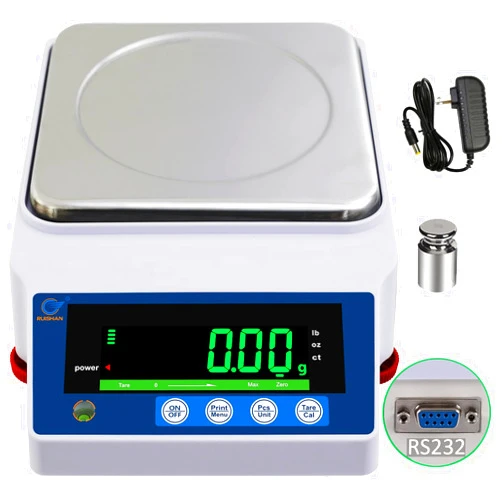 RUISHAN Lab Scale Lab Analytical Balances 3000 x 0.01g | 6.6x0.00002 lb | Electronic Weighing Scale Scientific Scale Centigram Scale Calibrated Scale .01 Gram Digital Scale Jewelry Scale Kitchen Scale