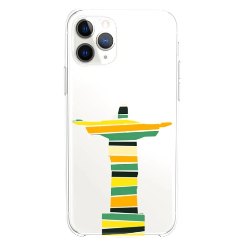 Cavka TPU Case Compatible with iPhone 16 15 14 13 12 11 Pro Max Plus Mini Xs Xr X 8+ 7 6 5 SE Rio de Janeiro Slim Clear Brazil Cute Flexible Silicone Design Paint Travel Abstract Print Statue Woman