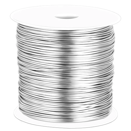 cridoz 20 Gauge Stainless Steel Wire for Jewelry Making, Bailing Wire Snare Wire for Craft and Jewelry Making