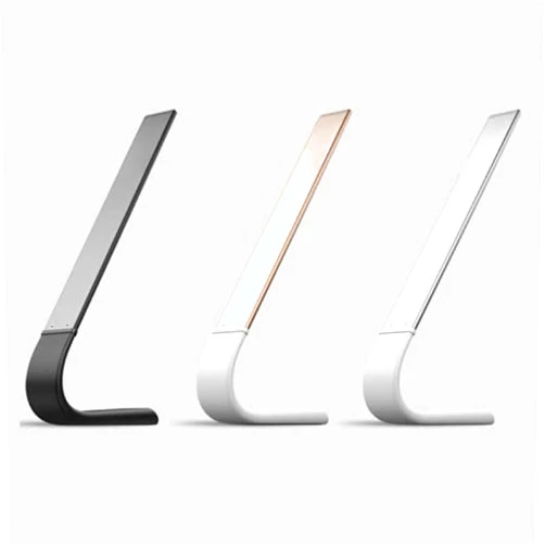 MODIRNATION 'Mark' Wireless LED Desk Lamp, 360 Adjustable, Portable, Foldable and USB Rechargeable, Up to 40 Hours of Continuous Light, Touch Control, 6 Brightness Levels, 3 Light Modes (Gold)