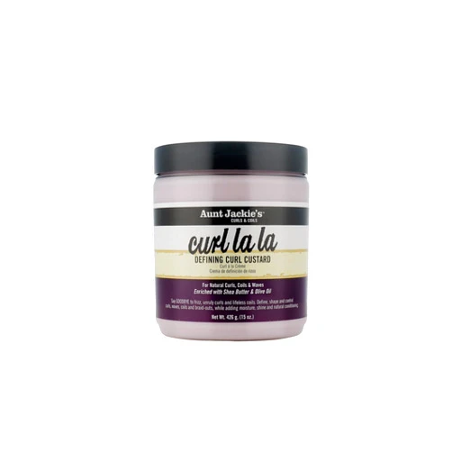 Aunt Jackie's Curl La La, Lightweight Curl Defining Custard, Enriched with Shea Butter & Olive Oil, Basic, 15 Ounce