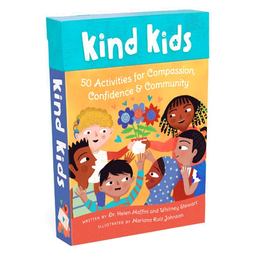 By Dr. Helen Maffini (Author), Whitney Stewart (Author), Mariana Ruiz Johnson (Illustrator) & 0 more Kind Kids: 50 Activities for Compassion, Confidence & Community (Barefoot Books Activity Decks)