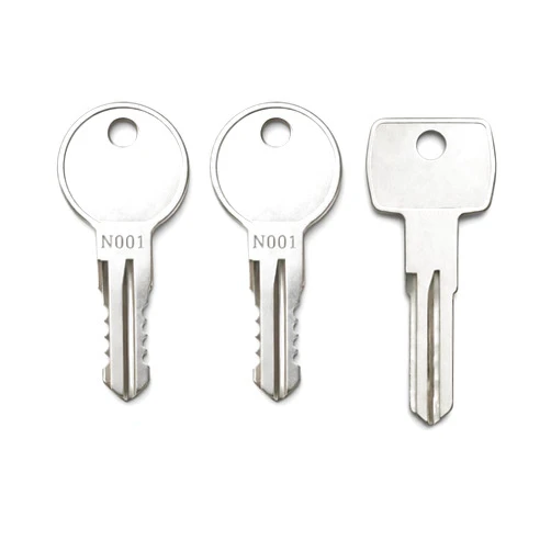 Rolvyns 2-Pack N148 Replacement Keys Compatible with Thule Roof Racks, Cargo Boxes and Carriers, Pre-Cut to Key Codes N001-N250 N001R–N250R, with 1 Removal Key D1251