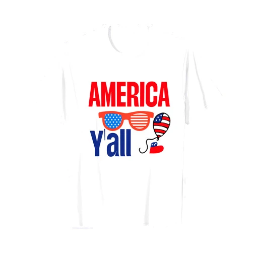 ECHODRY America y'all T-Shirt