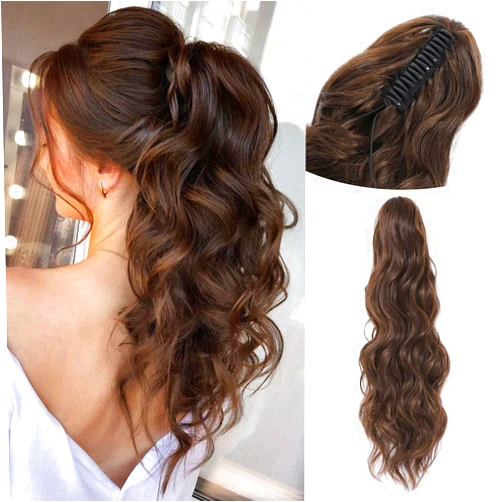 MORICA Ponytail Claw Clip Hair Extension 24