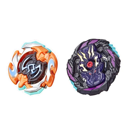 Bey Blade Burst Rise Hypersphere Dual Pack Dusk Balkesh B5 and Right Artemis A5-1 Left-Spin and 1 Right-Spin Battling Top Toy, 8 and Up