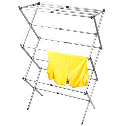 Art moon Artmoon Gobi Foldable Drying Laundry Rack, Portable Clothes Horse Made of Rustproof Steel, Extendable 17.3''- 29.5''