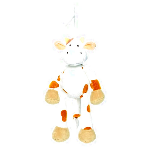 Teddykompaniet Båstad Teddykompaniet Diinglisar Adorable Stuffed Animal Lovely Realistic Lovely Cow Musical Pull Animal Baby Comforter Soft Plush Sleep Toys|Birthday Gift for Baby Child Toddler|Ages 0+ (Singing Toy)