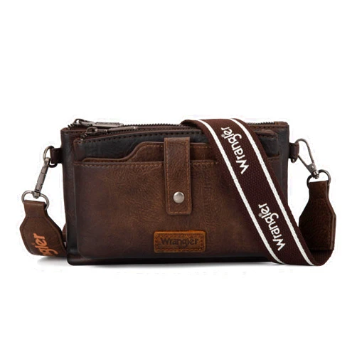 Montana West Wrangler Crossbody Bags for Women Multi-function Card Case Wallet Women with Double Layer Small Purse WG120-209CF