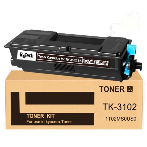 RitoTech TK-3102 TK3102 Black Toner Cartridge,1T02MS0US0 Replacement Compatible for Kyocera ECOSYS M3040idn, ECOSYS M3540idn and FS-2100DN FS-2100D Printers,Extra High Capacity Up to 12,500 Pages (1-Pack)