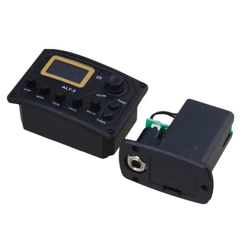 SHUNTIAN Guitar Pickup Acoustic Classical&Acoustic Guitar Preamp Pickup Equalizer with LCD Display