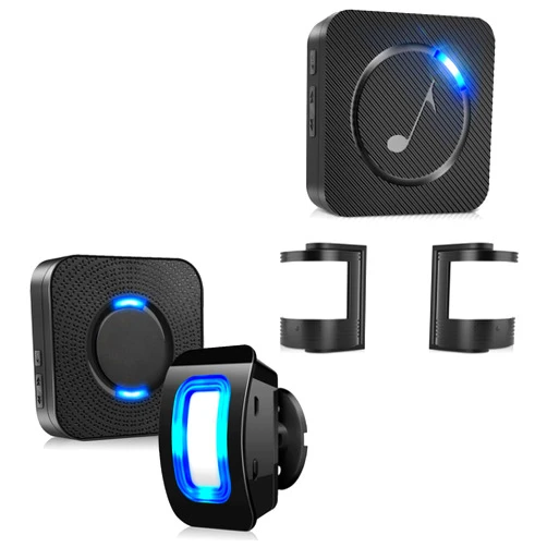 COTINSE Wireless Motion Sensor LED Light - Motion Detector Alarm Chimes Door Sensor with 500 FT Range Security Alert Monitor System for Home, Business, Store, Office, School
