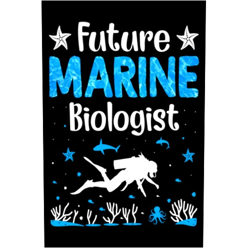 William Ralph Future Marine Biologist: Funny Future Marine Biologist Ocean Student Biology Gift - 6x9 inch Ruled Notebook, Journal, Daily Diary, Organizer, Planner ... Gift for Men, Women, Kids and Students