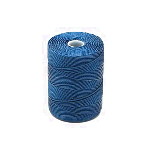 C-LON Bead Cord, Peacock - 0.5mm, 92 Yard Spool