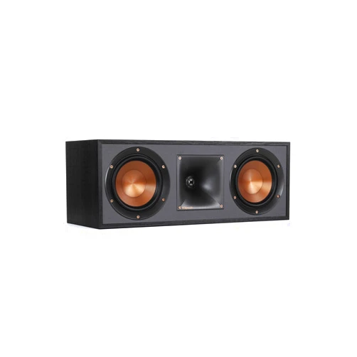 Klipsch R-52C Powerful Detailed Center Channel Home Speaker - Black Single