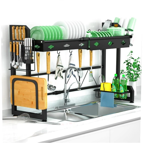 Luxital Over The Sink Dish Drying Rack-Adjustable (22