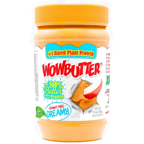 Wowbutter Natural Peanut Free Creamy 1.1lb Jar