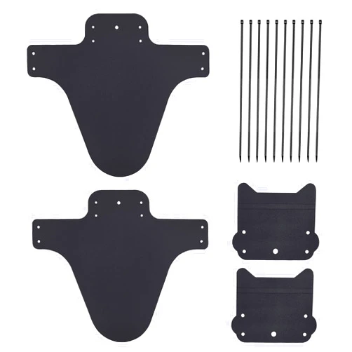 BlingKingdom 2pcs Mountain Bike Fender, Front and Rear Compatible Bicycle Mudguard, Fits 26