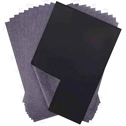 Selizo 100 Sheets Black Carbon Transfer Tracing Paper for Wood, Paper, Canvas and Other Art Surfaces (9 x 13 Inches)