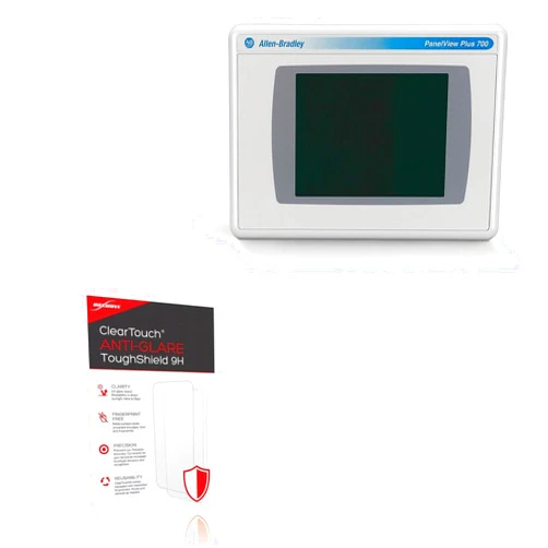 BoxWave Screen Protector Compatible With Allen Bradley PanelView Plus 6 700 - ClearTouch Anti-Glare ToughShield 9H (2-Pack), Anti-Glare 9H Tough Flexible Film Screen Protector